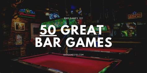 great bar games